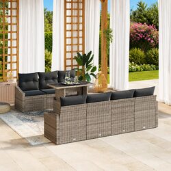 8-Piece Modular Garden Sofa Set Specifications and Features