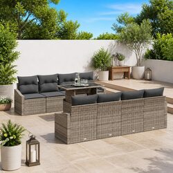 Specifications of the 9-Piece Modular Garden Sofa Set