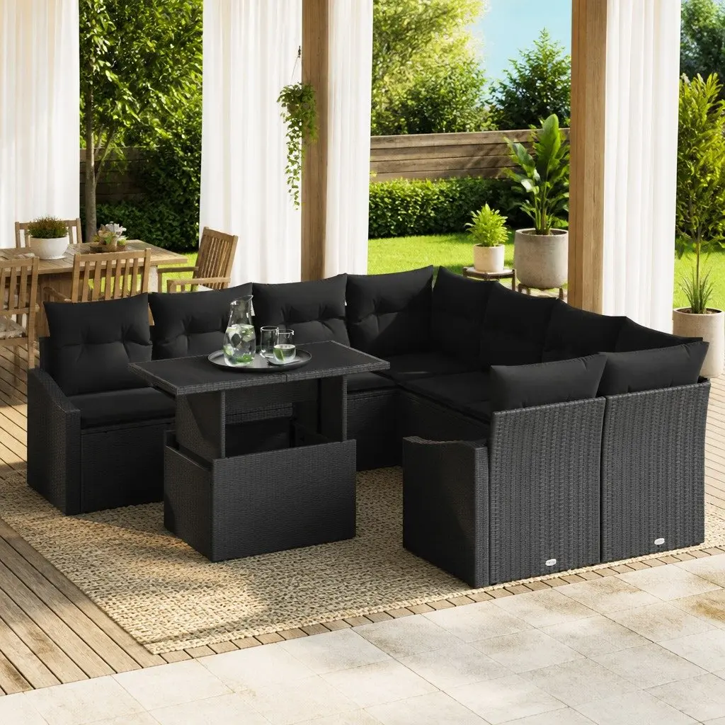 9-Piece Modular Garden Sofa Set