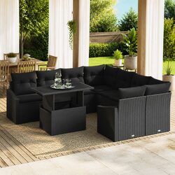 Specifications of 9-Piece Modular Garden Sofa Set