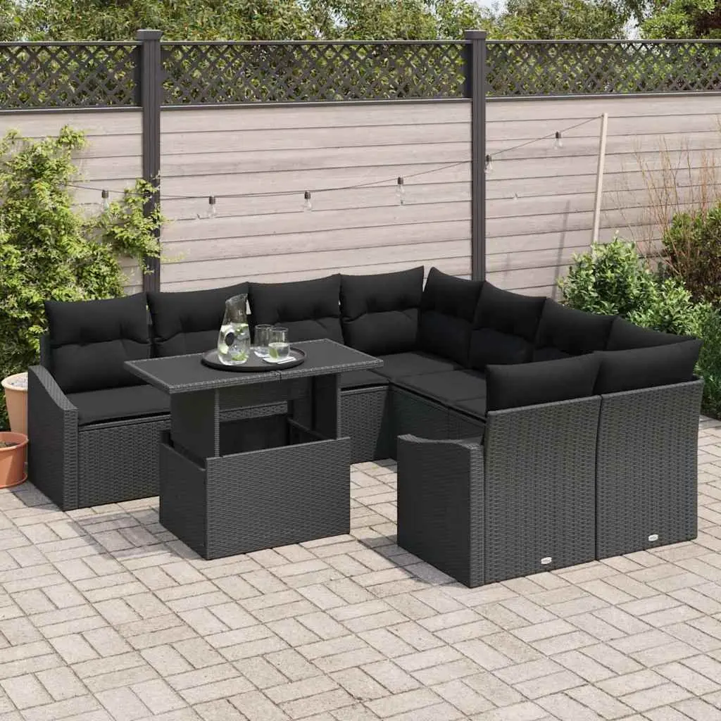 9-Piece Modular Garden Sofa Set