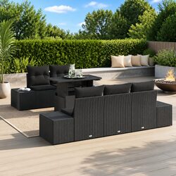 Specifications of 6-Piece Modular Garden Sofa Set