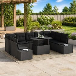 10-Piece Outdoor Sofa Set Dimensions: 289x209x85 cm