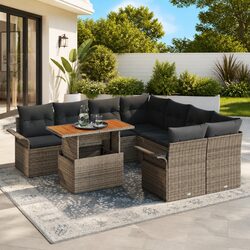 9 Piece Modular Rattan Sofa Set Specifications