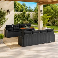 Specifications of the 9-Piece Modular Garden Sofa Set