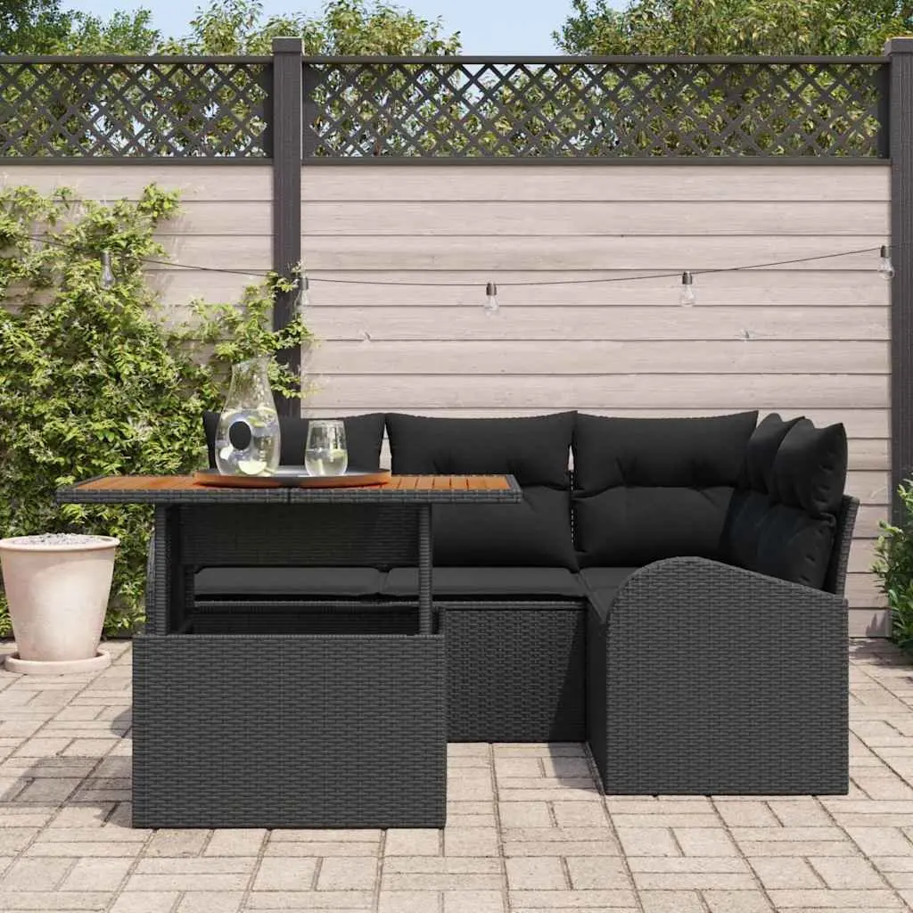 5-Piece Outdoor Sofa Set with Storage