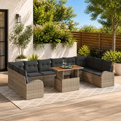 Specifications of 11-Piece Modular Garden Sofa Set