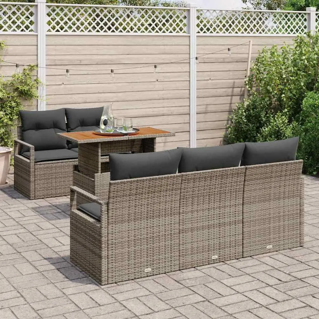 6-Piece Modular Outdoor Sofa Set
