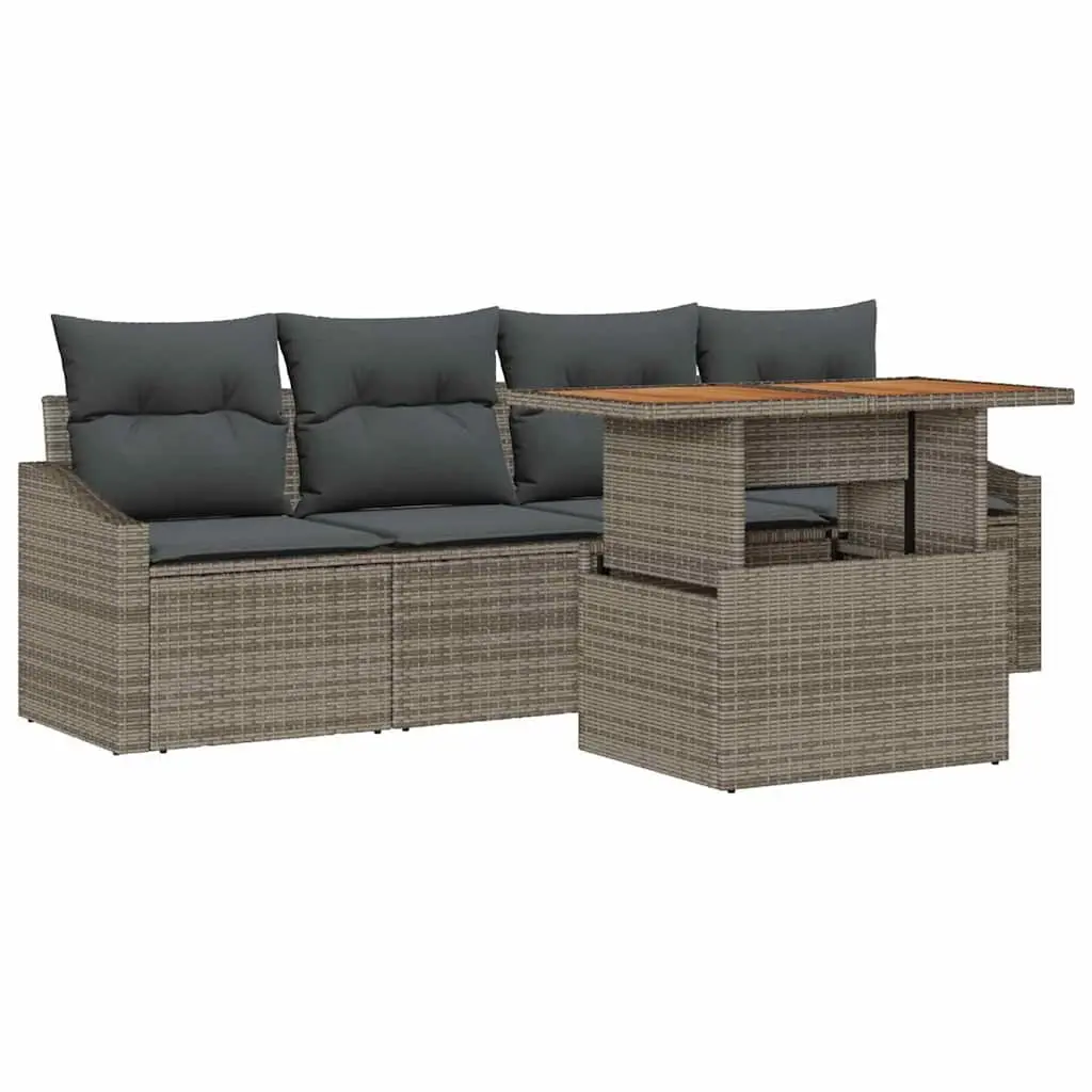 5 Piece Modular Outdoor Sofa Set