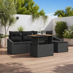 Specifications for Garden Sofa Set: 6-Piece Modular Design