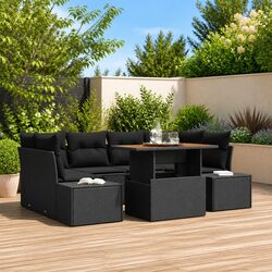 Specifications of 7-Piece Modular Garden Sofa Set