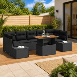 Specifications of 8-Piece Modular Outdoor Sofa Set