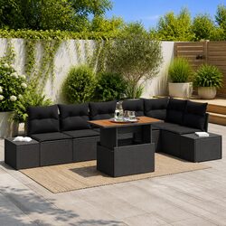 Specifications of 7-Piece Garden Sofa Set with Storage