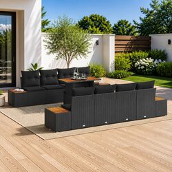 Specifications of the 9-Piece Outdoor Garden Sofa Set