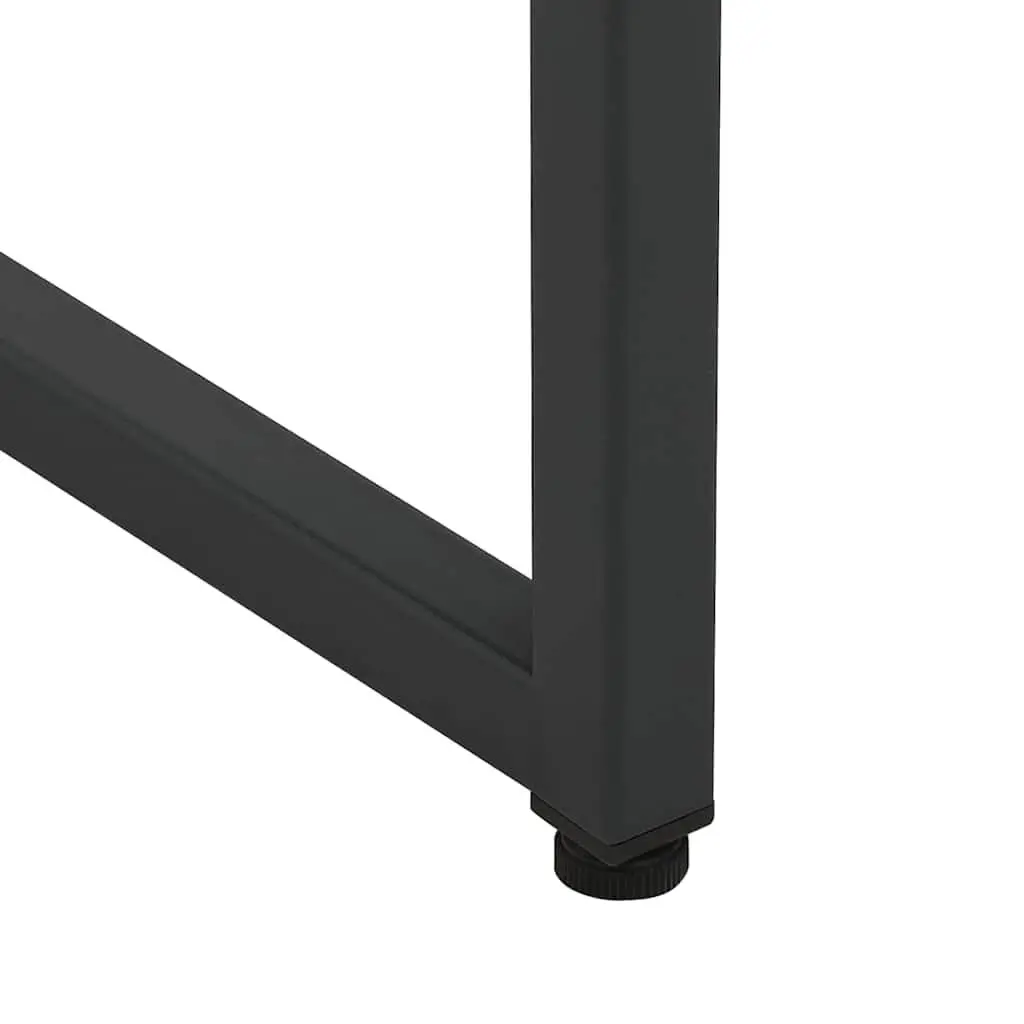 Storage Highboard Cabinet Black 6 Door Shelving Unit Cupboard Display Locker