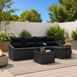 Specifications for 6 Piece Outdoor Sofa Set with Storage