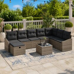 9-Piece Modular Outdoor Sofa Set Specs and Features