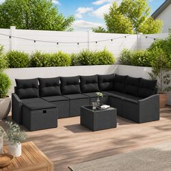 9-Piece Modular Outdoor Sofa Set - Specs & Features