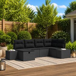 6-Piece Modular Garden Sofa Set - Specifications & Details