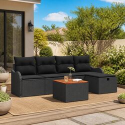 Specifications of the 6-Piece Modular Patio Sofa Set