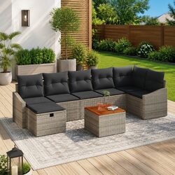 8-Piece Modular Garden Sofa Set Specifications