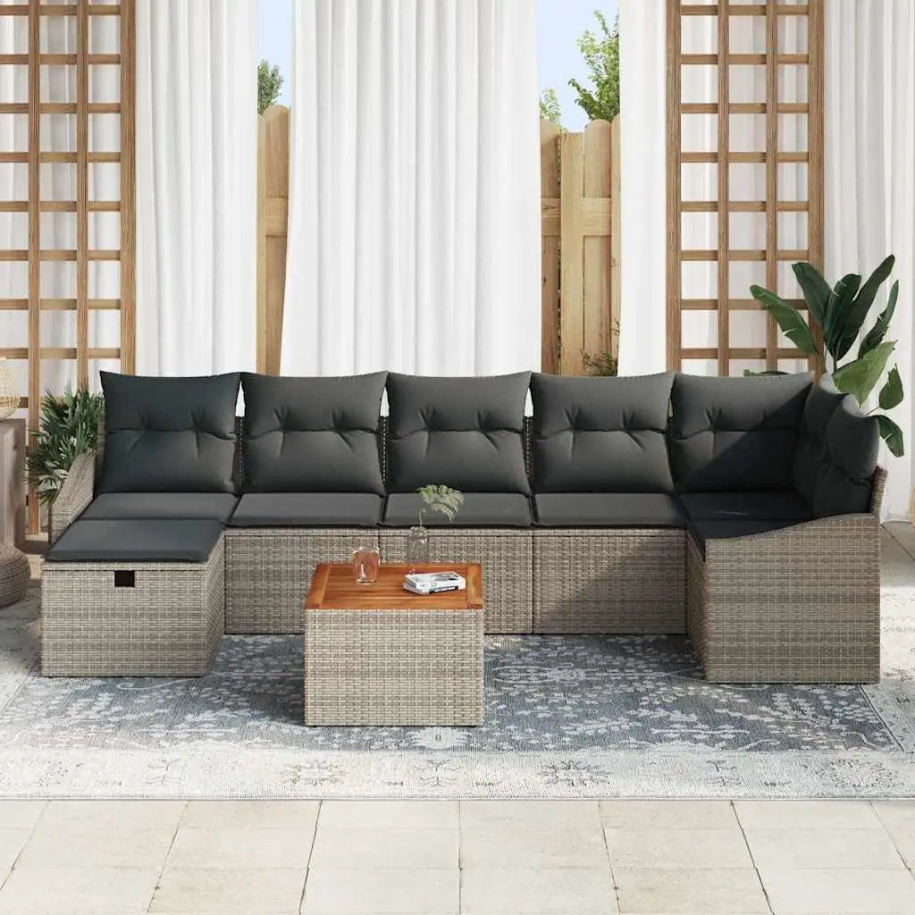 8-Piece Modular Garden Sofa Set