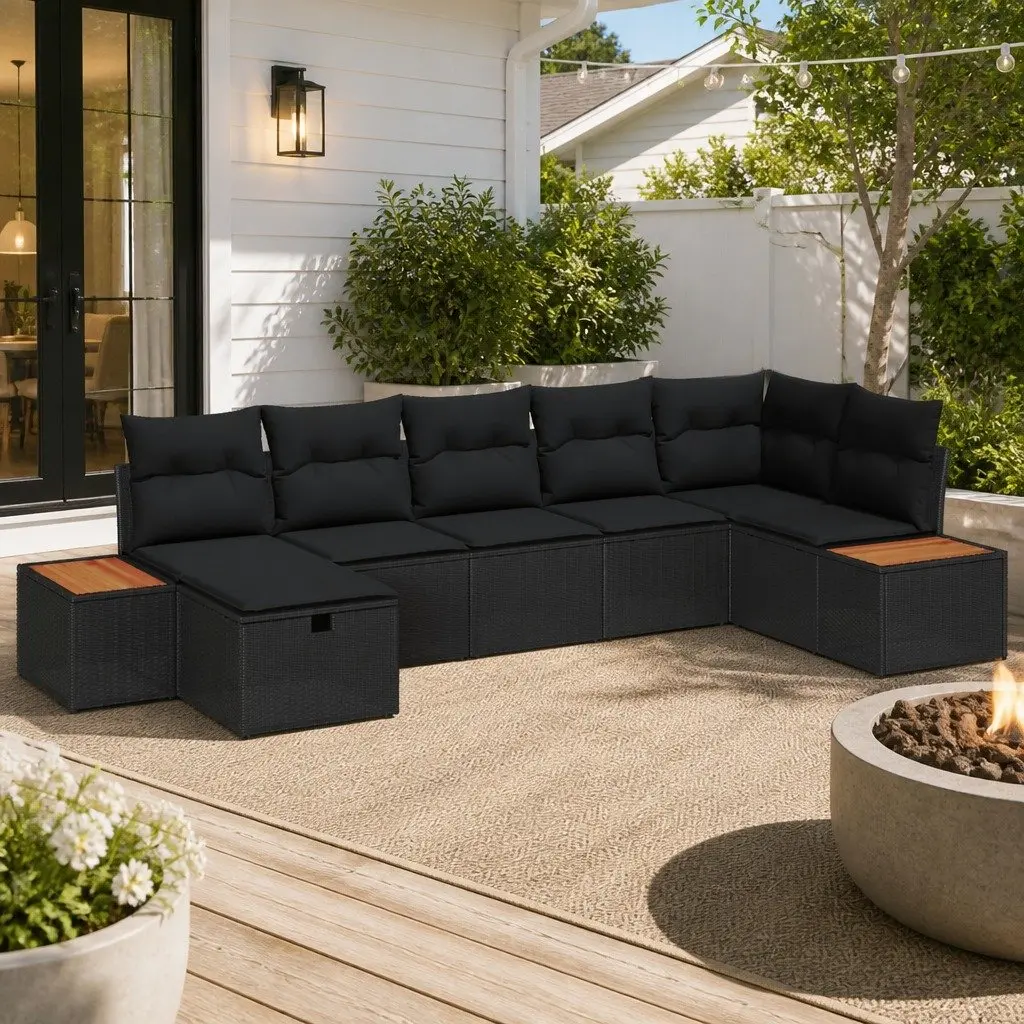 8-Piece Modular Garden Sofa Set