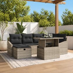 Specifications of the 7-Piece Modular Garden Sofa Set
