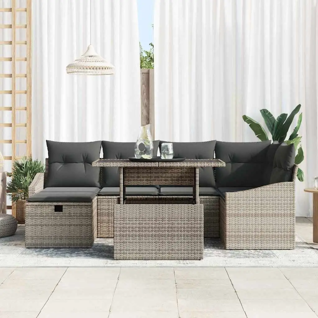 7-Piece Modular Garden Sofa Set