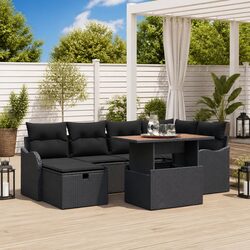 Specifications of 7-Piece Modular Garden Sofa Set