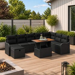 9 Piece Garden Sofa Set Specifications and Features