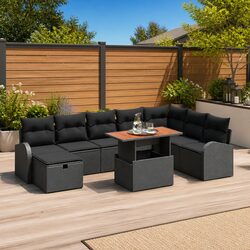Specifications of the 9-Piece Outdoor Sofa Set