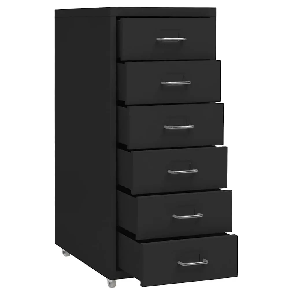 Mobile Filing Cabinet with 6 Drawers