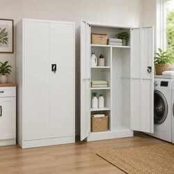 Steel Locker Cabinet Dimensions: 90W x 40D x 180H cm