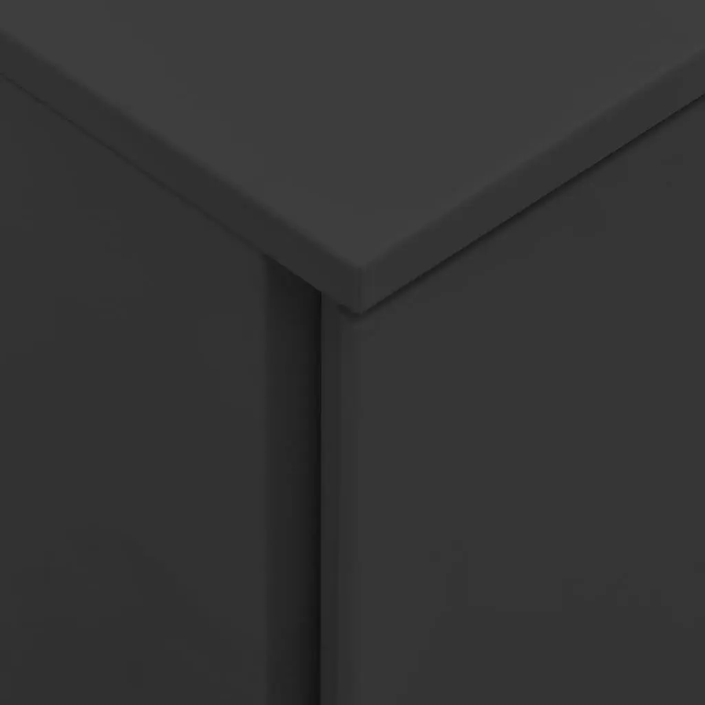 3 Drawer Anthracite Mobile Filing Cabinet