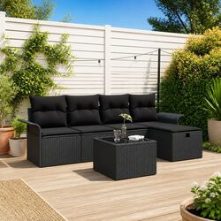 Garden Sofa Set Specifications: 6 Modular Pieces