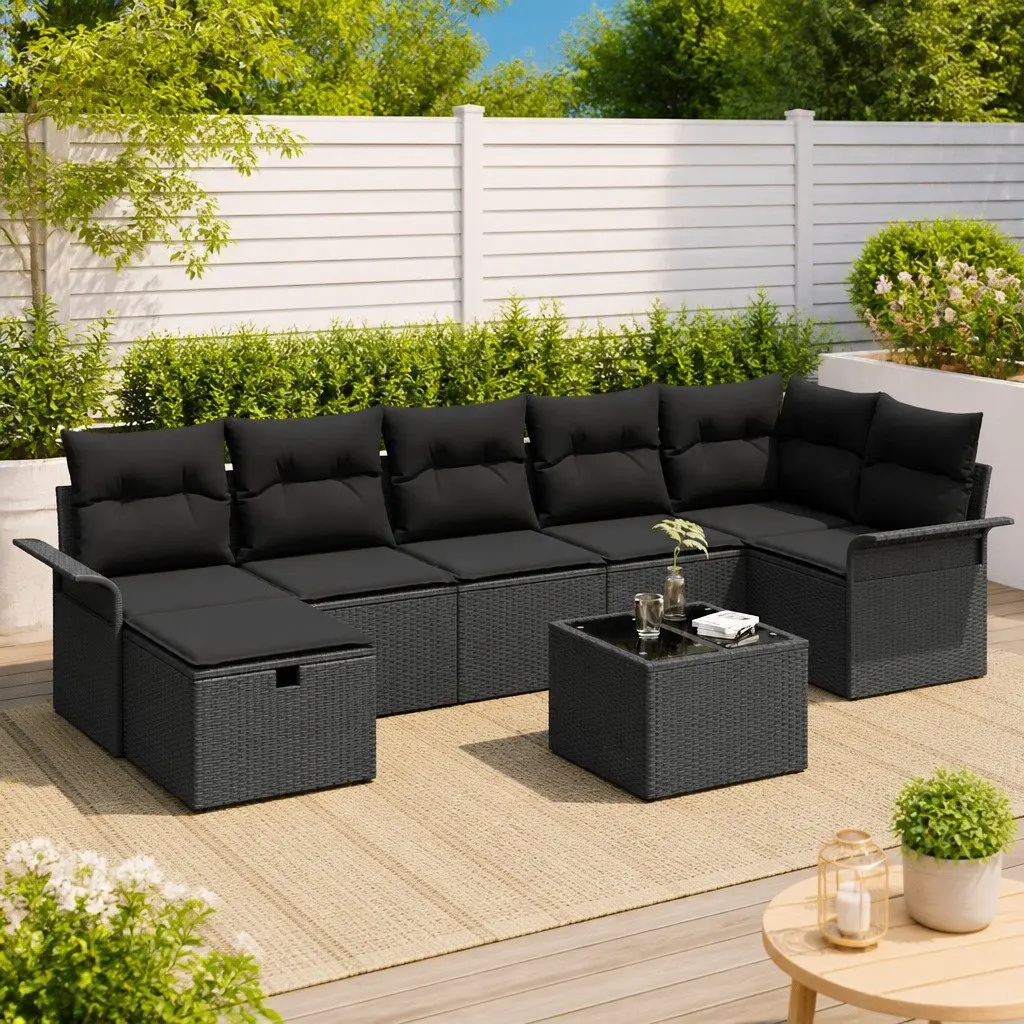 8-Piece Modular Garden Sofa Set