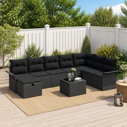 9-Piece Modular Garden Sofa Set - Specifications Overview