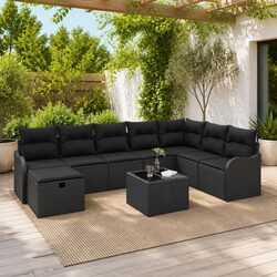 Specifications of 9-Piece Modular Outdoor Sofa Set