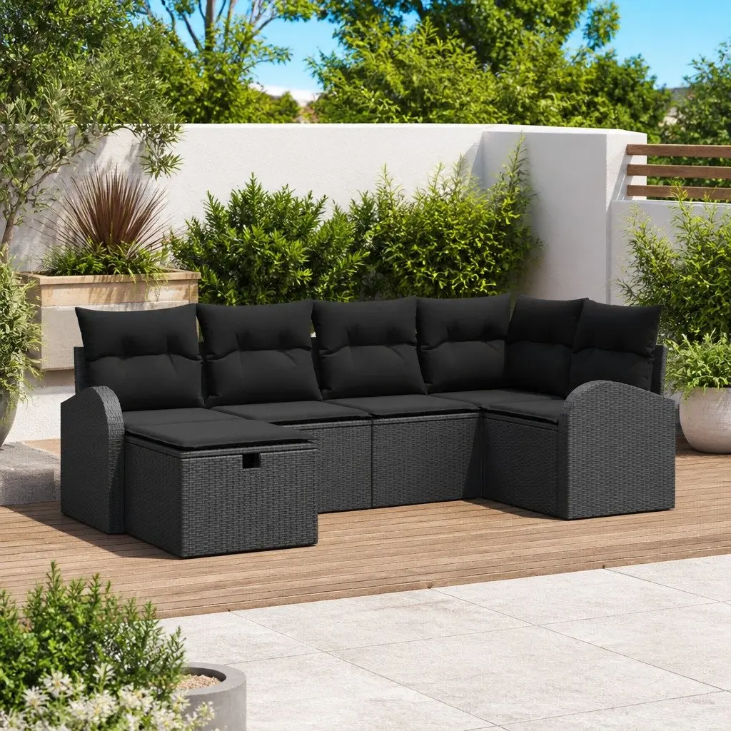 6-Piece Modular Garden Sofa Set