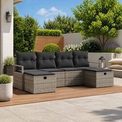 Detailed Specs of 5-Piece Outdoor Garden Sofa Set