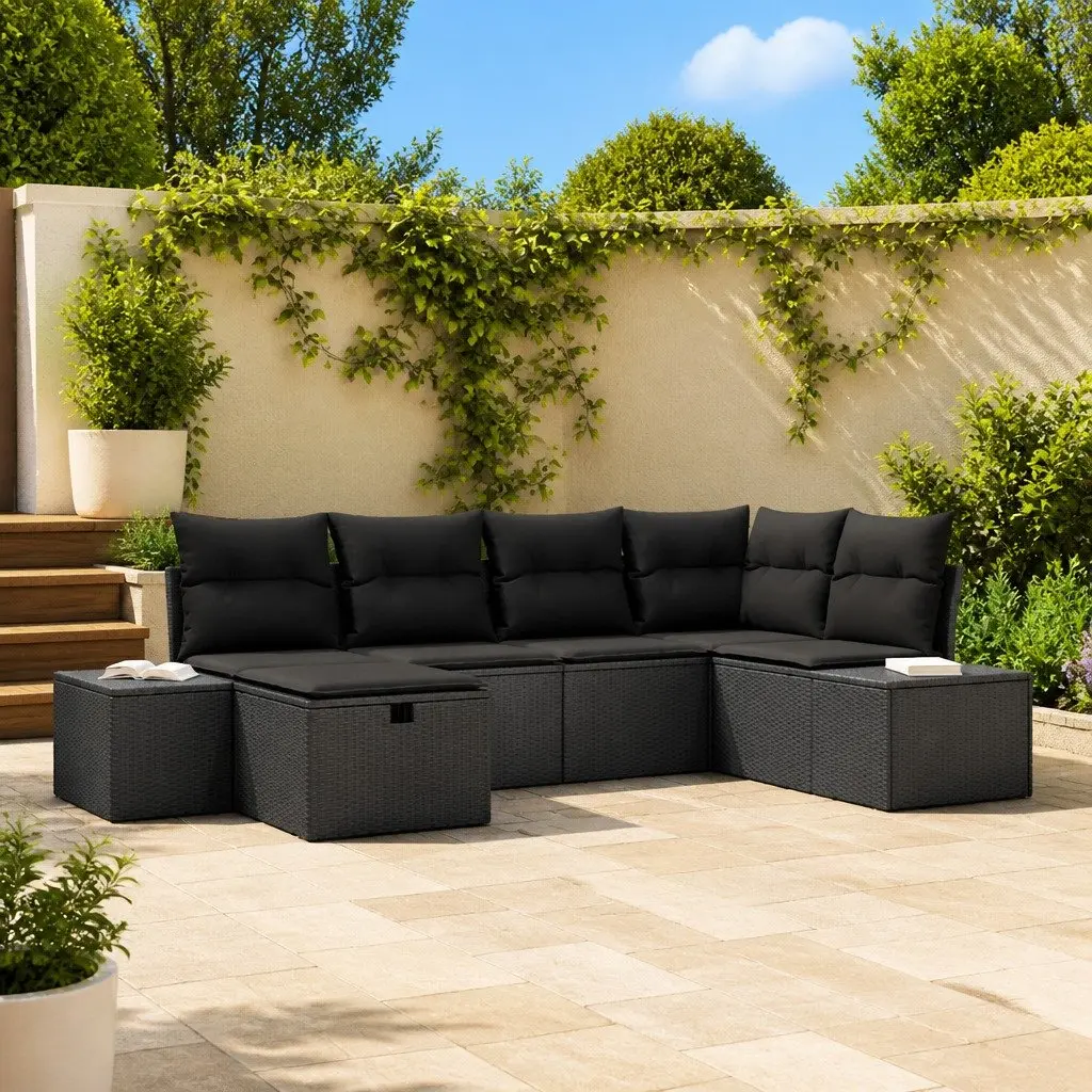 6-Piece Modular Outdoor Sofa Set