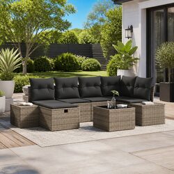 Specifications for the 7-Piece Modular Garden Sofa Set