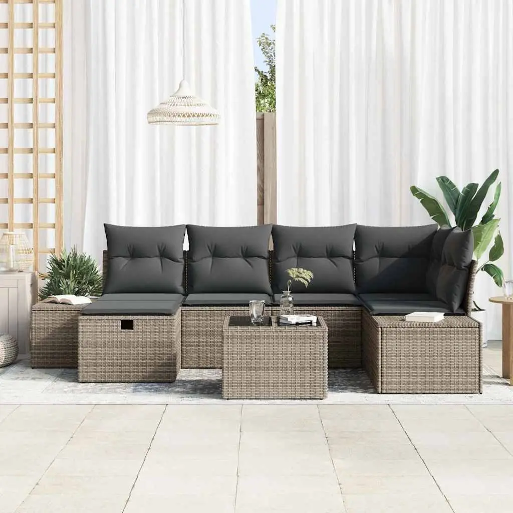 7-Piece Modular Garden Sofa Set