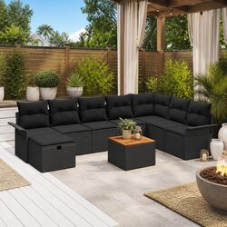Specifications of the 9-Piece Modular Outdoor Sofa Set