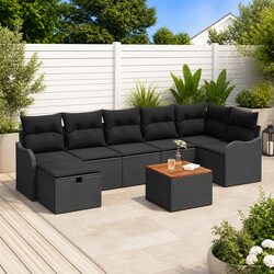 8-Piece Outdoor Garden Sofa Set: Specs & Features