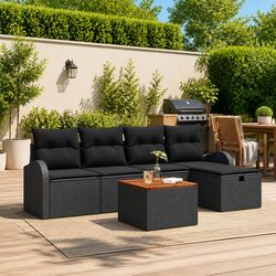 6 Piece Modular Garden Sofa Set: Specs and Features