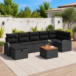 8-Piece Modular Garden Sofa Set: Specs & Features