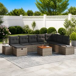 Specifications for 9-Piece Modular Outdoor Garden Sofa Set