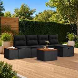 Specifications of 6-Piece Modular Outdoor Sofa Set